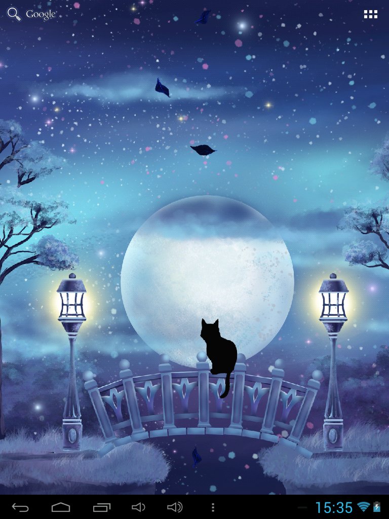 Mystic Live Wallpaper Mystic Live Wallpaper Amax Software - Winter Good Night Cartoon Gif - HD Wallpaper 