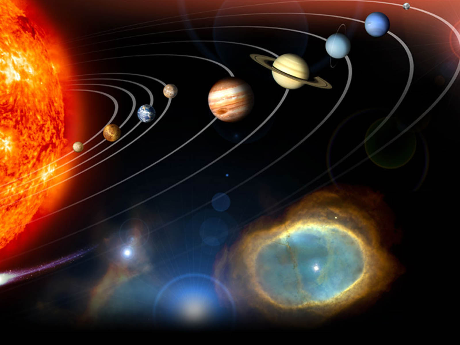 Solar System - HD Wallpaper 