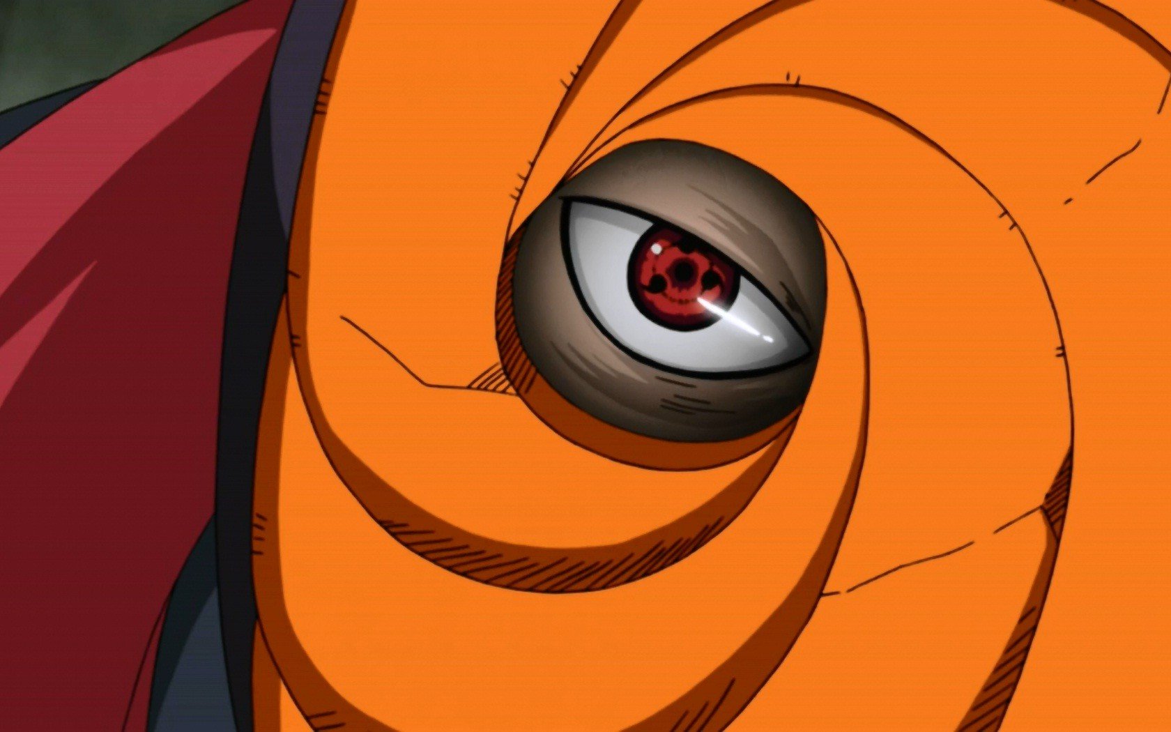 Tobi Akatsuki Sharingan - HD Wallpaper 