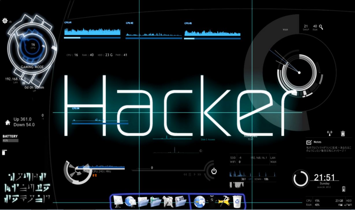 Top 3 Inspiring & Cool Hackers Theme For Windows 2017 - Hd Hacker Pc Download - HD Wallpaper 