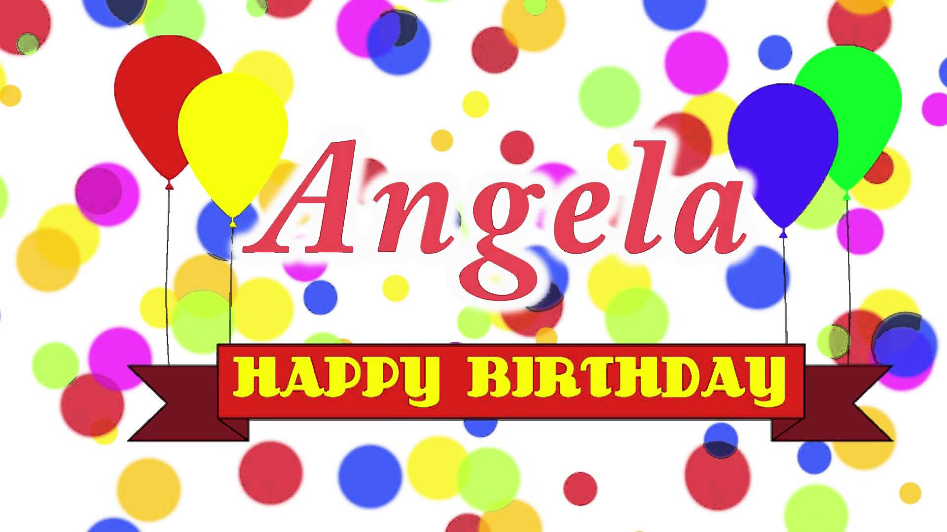 Angela Name Wallpaper Happy Birthday Angela Song Youtube - Happy Birthday Kaylyn - HD Wallpaper 