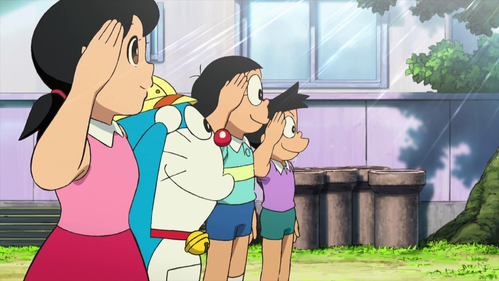 Nobita Shizuka Independence Day - 1600x900 Wallpaper Nobita Shizuka Independence Day - 1600x900 Wallpaper
