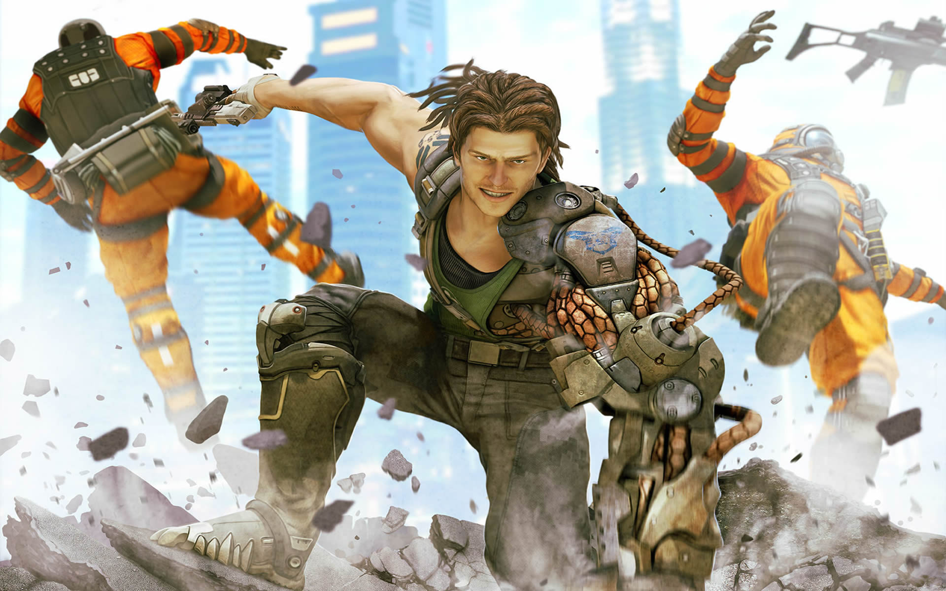Ground Pound - Bionic Commando 2 - HD Wallpaper 