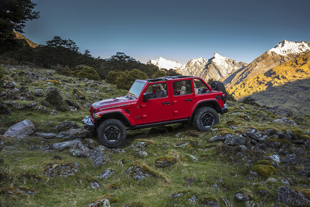 Jeep Wrangler Unlimited Red Phone - HD Wallpaper 