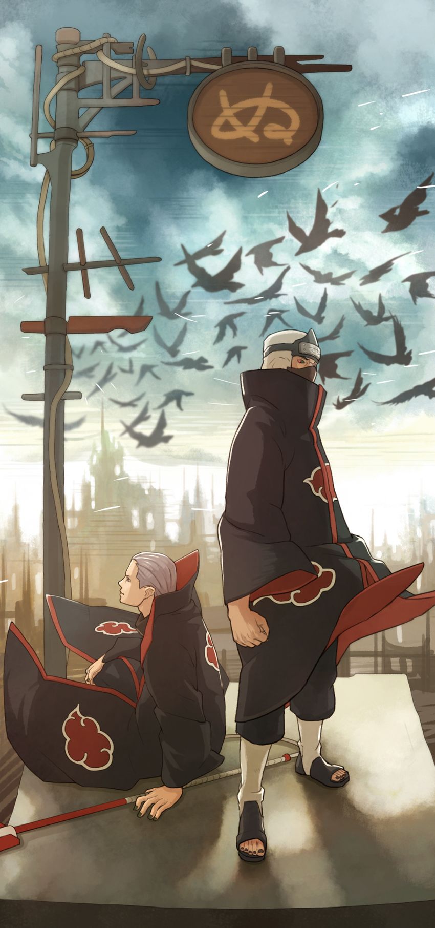 Kakuzu And Hidan - HD Wallpaper 