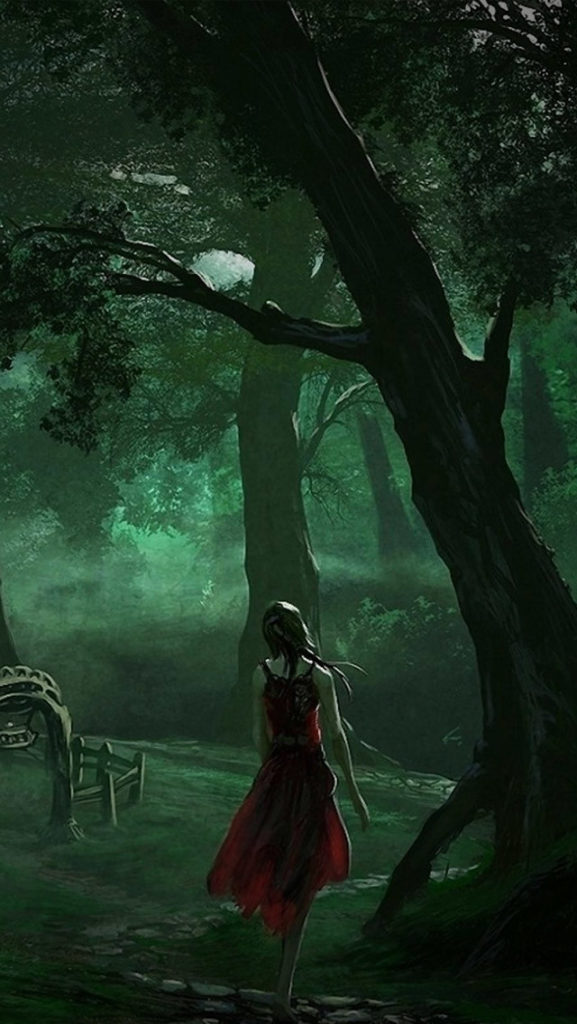 Background Red Riding Hood - HD Wallpaper 