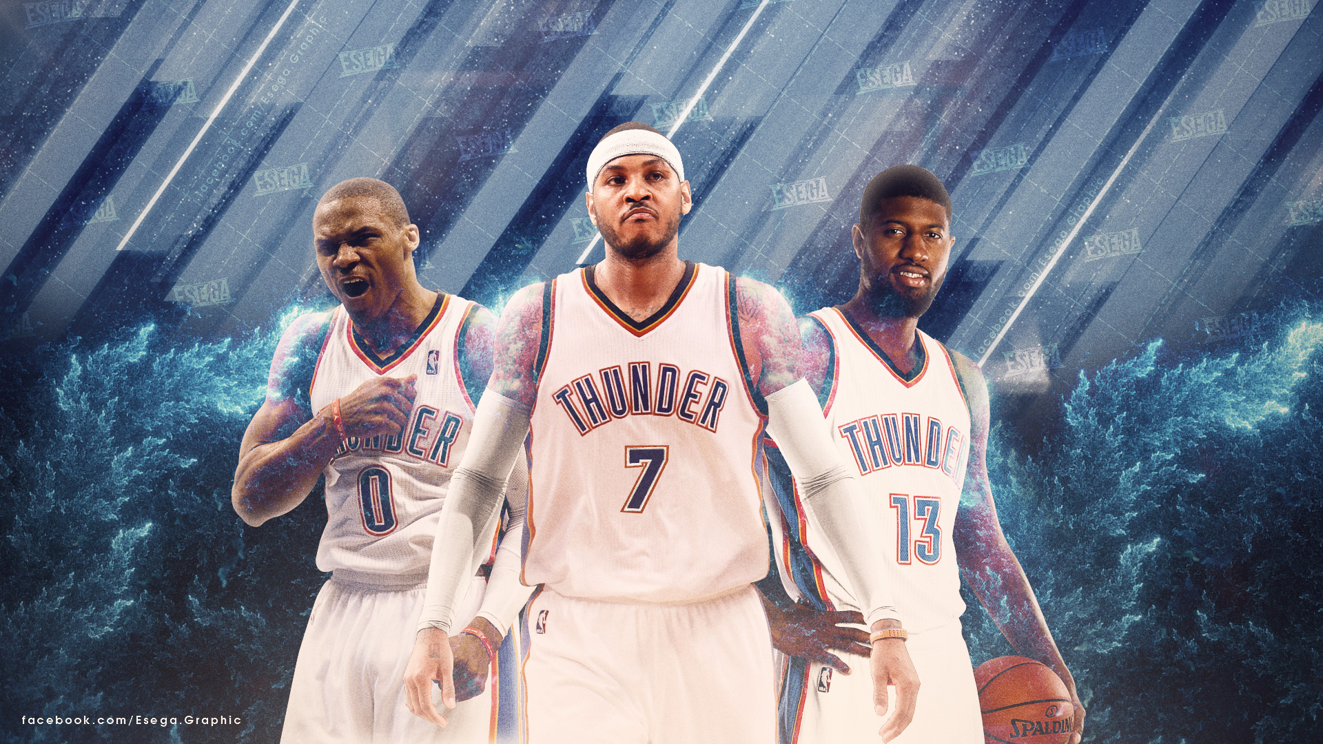 Okc Thunder Wallpaper 2017 - HD Wallpaper 