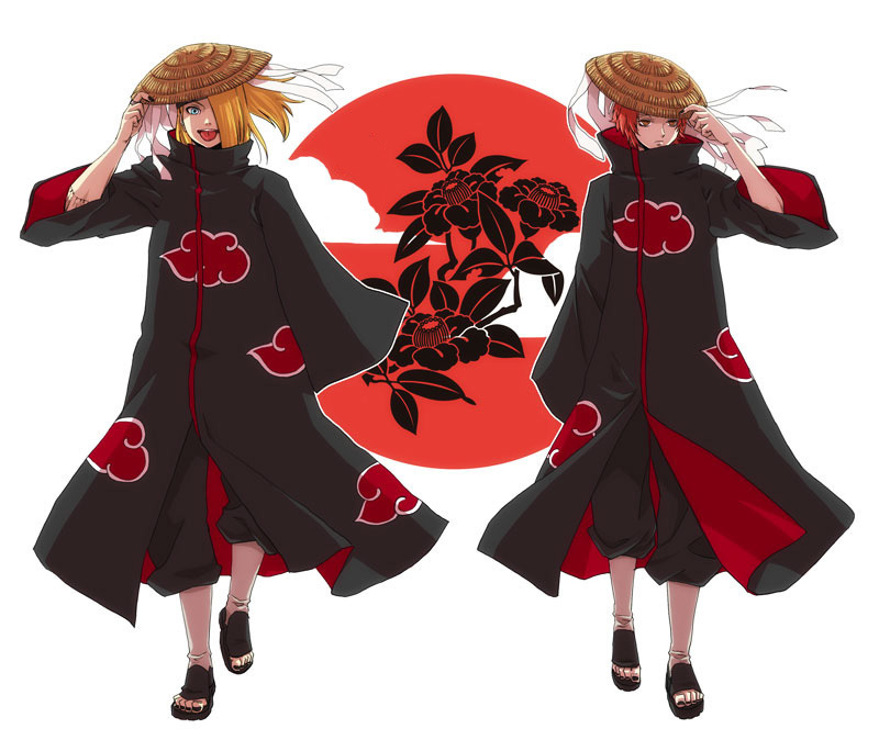 Deidara And Sasori - Akatsuki Sasori And Deidara - HD Wallpaper 