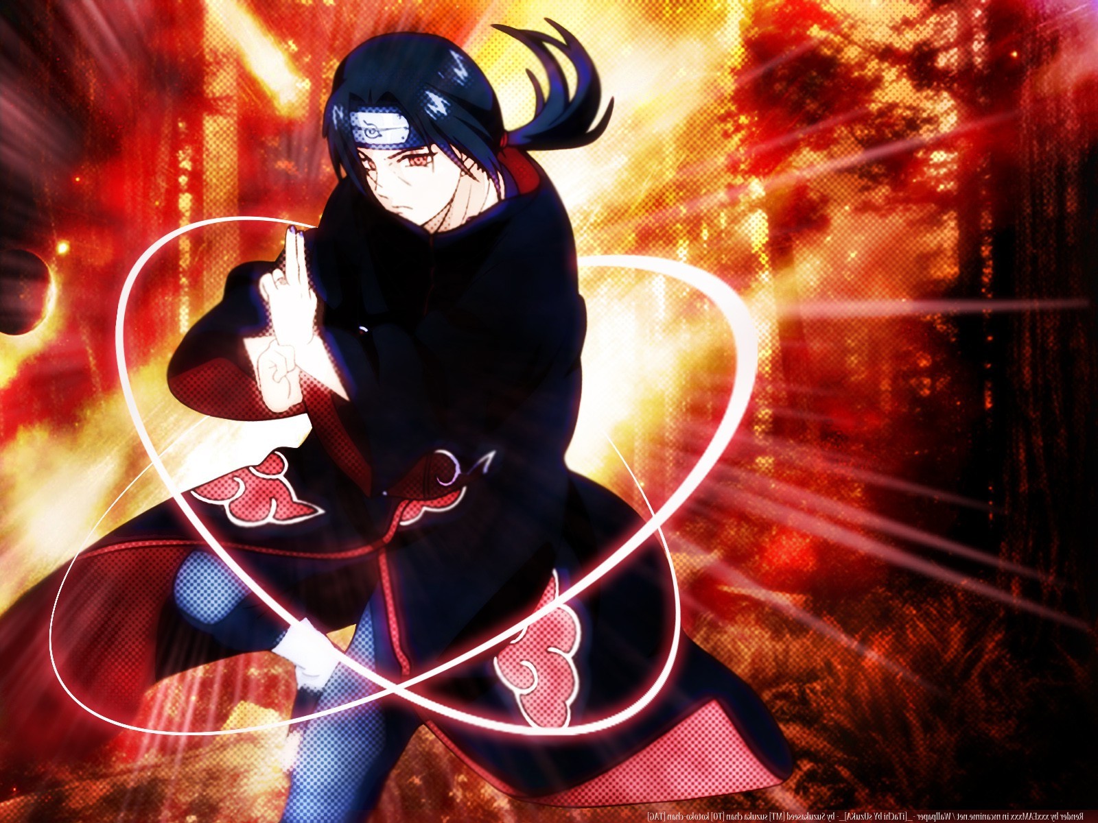 Uchiha Itachi Akatsuki - HD Wallpaper 