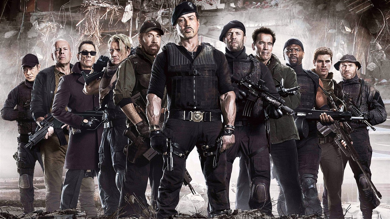 The Expendables 3 Movie Hd Wallpaper - Group Of Expendables - HD Wallpaper 