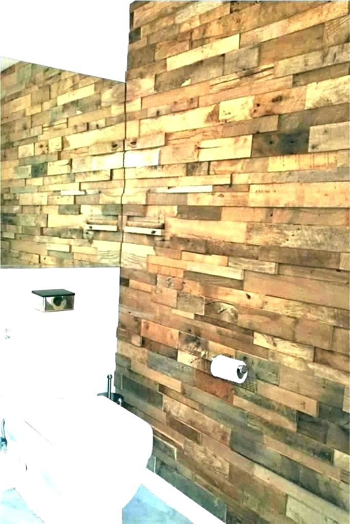Wood Look Wallpaper Walls Fake Wood Wall Fake Wood - Reclaimed Wood On Bathroom Walls - HD Wallpaper 
