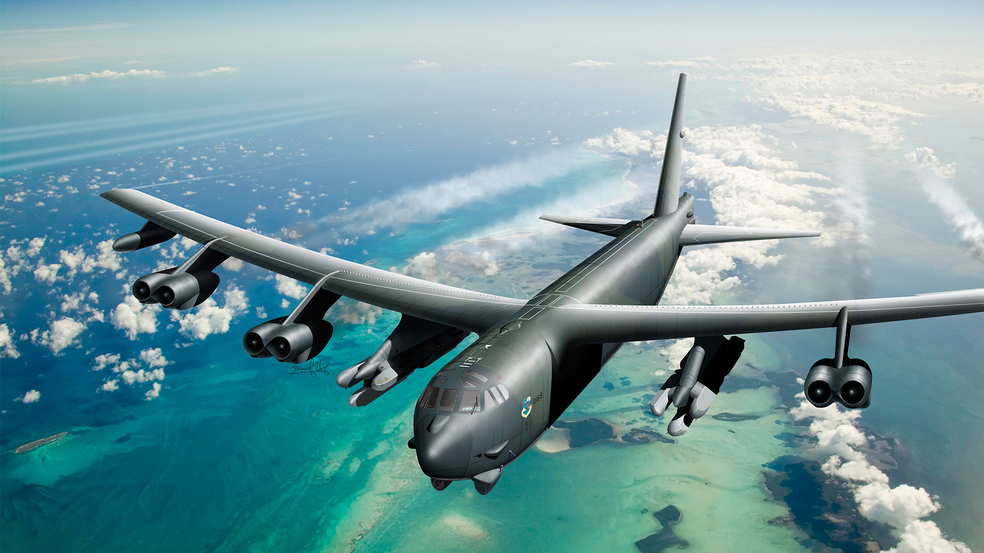 Boeing B 52 Art - HD Wallpaper 