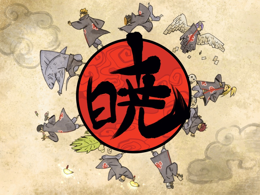 Deidara Hidan Hoshigaki Kisame Kakuzu Konan Male Naruto - Hidan Naruto Logo - HD Wallpaper 
