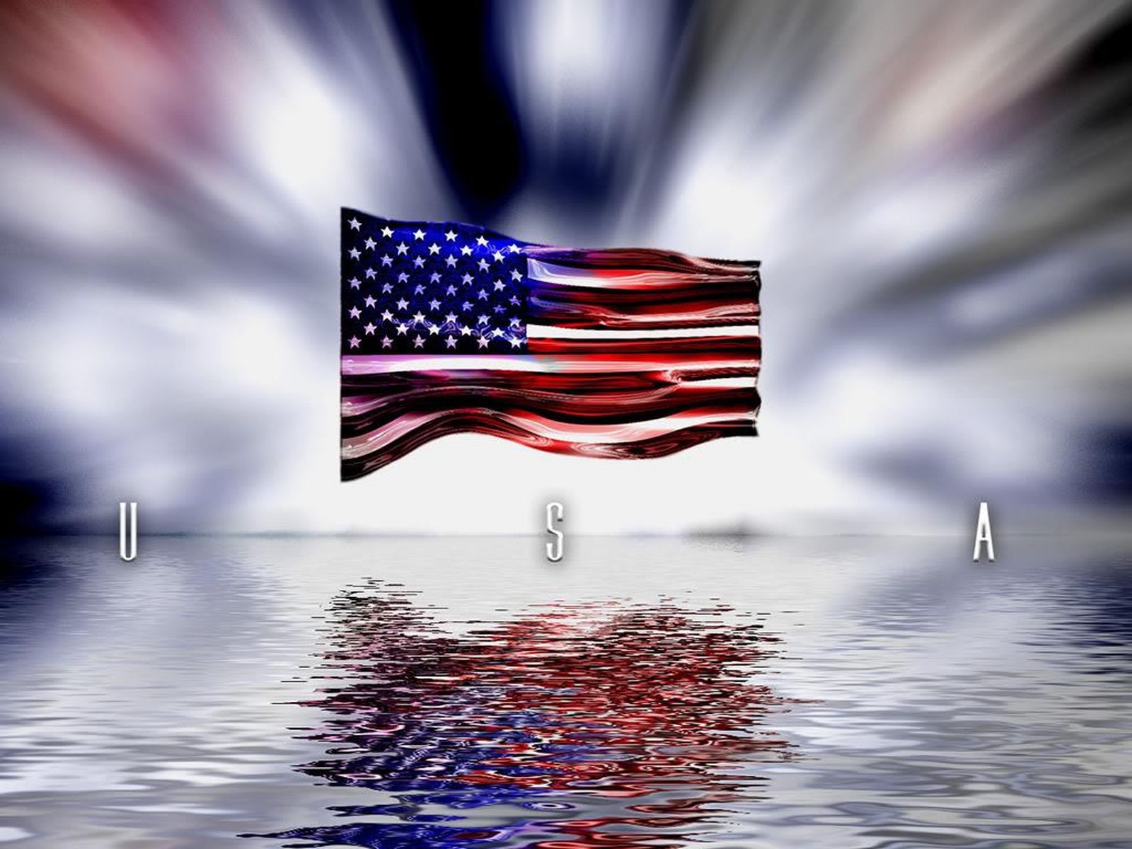 American Flag Cool Background - HD Wallpaper 