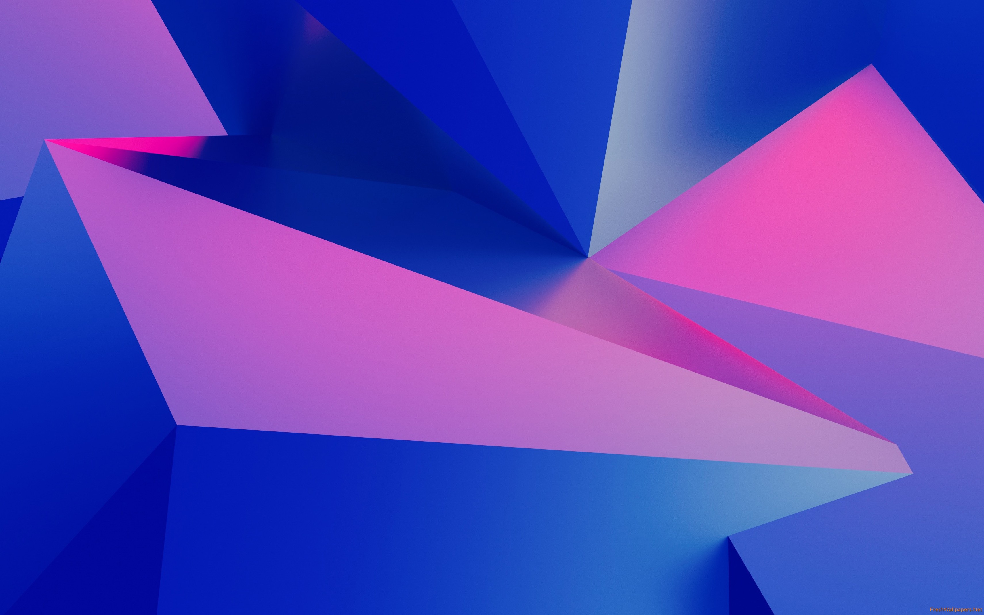 4k Wallpaper Blue Pink - HD Wallpaper 