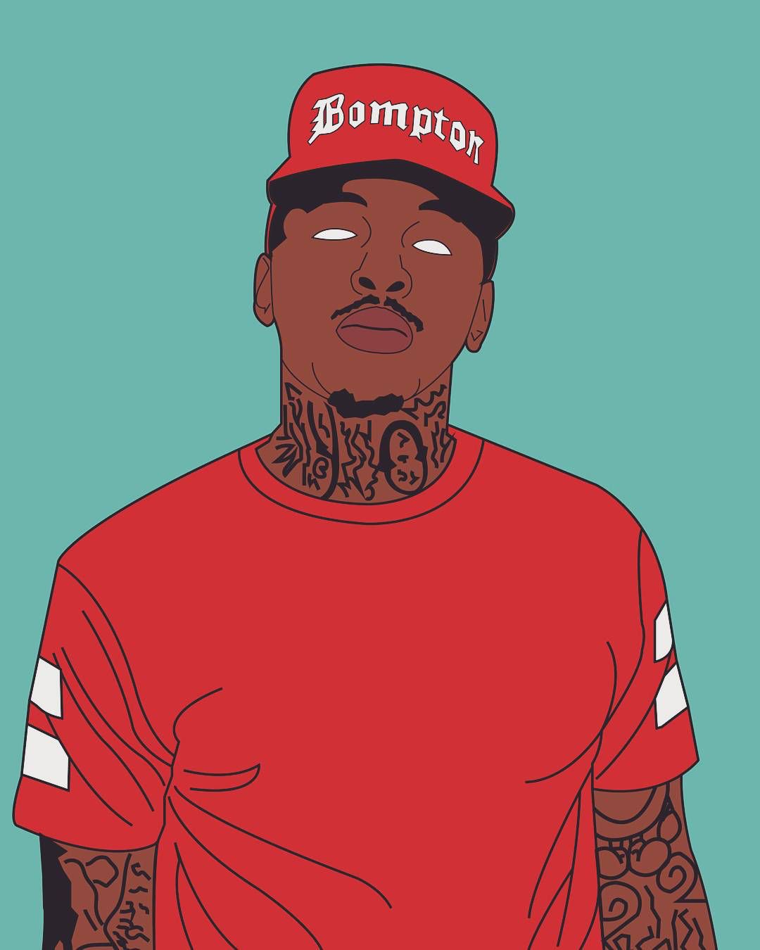 Urban Hip Hop Cartoon Art - HD Wallpaper 