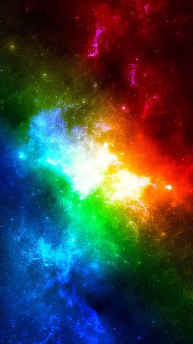 Galaxy Rainbow Wallpaper Hd - HD Wallpaper 