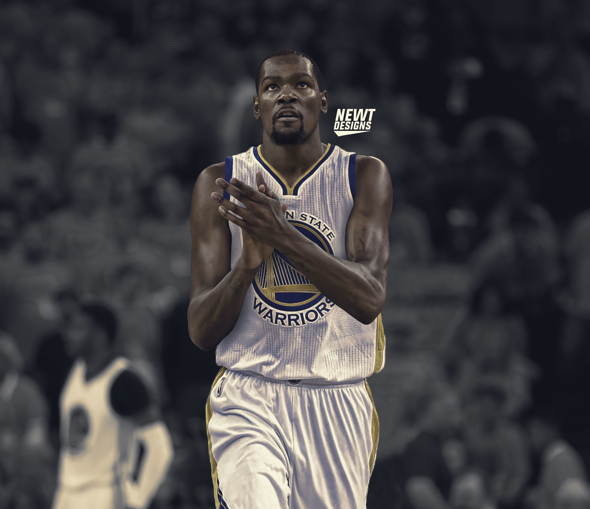 Kevin Durant Wallpaper Hd Warriors - HD Wallpaper 
