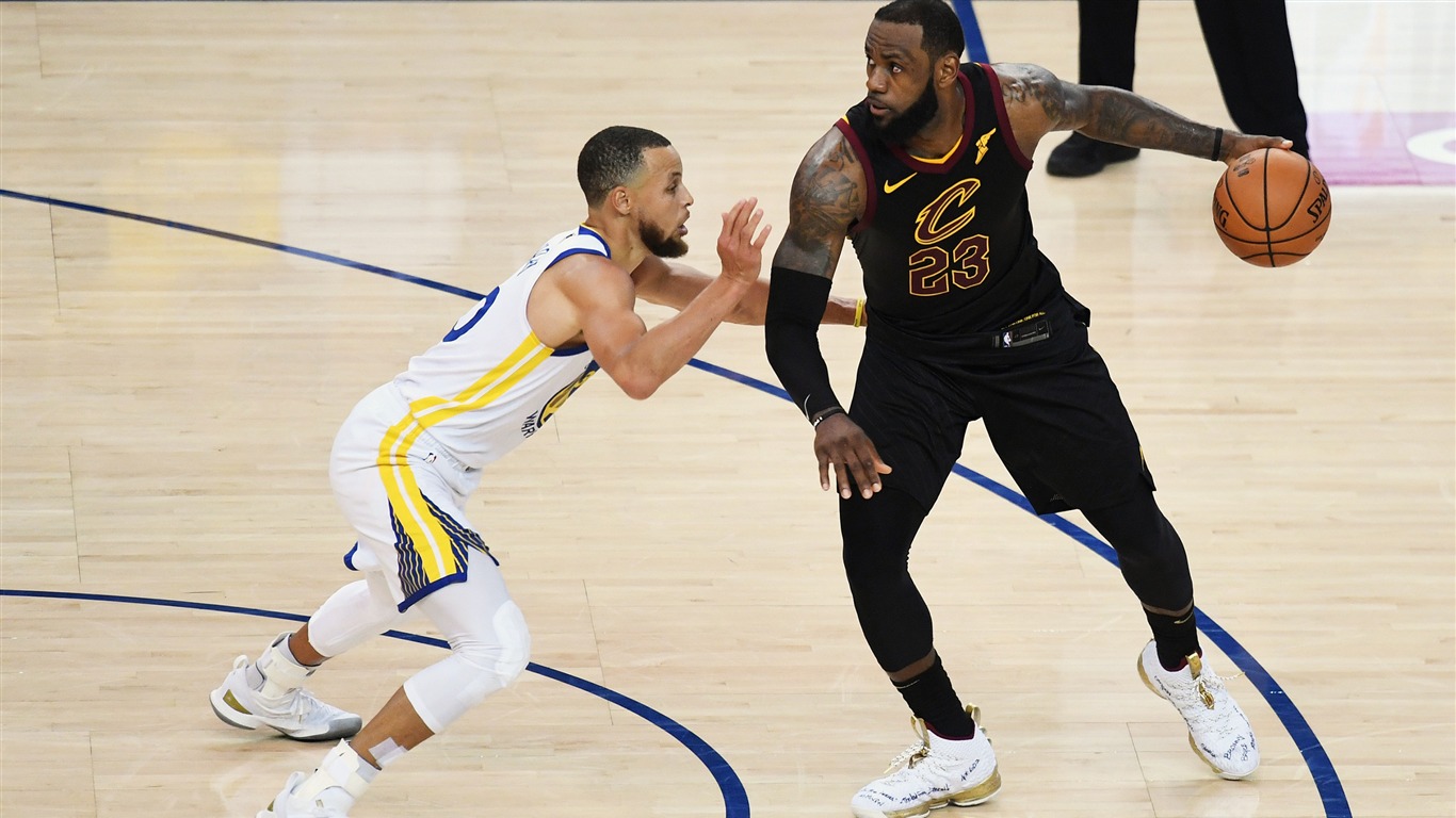 2018 Nba Finals Stephen Curry Vs Lebron James2018 - Dribble Basketball - HD Wallpaper 