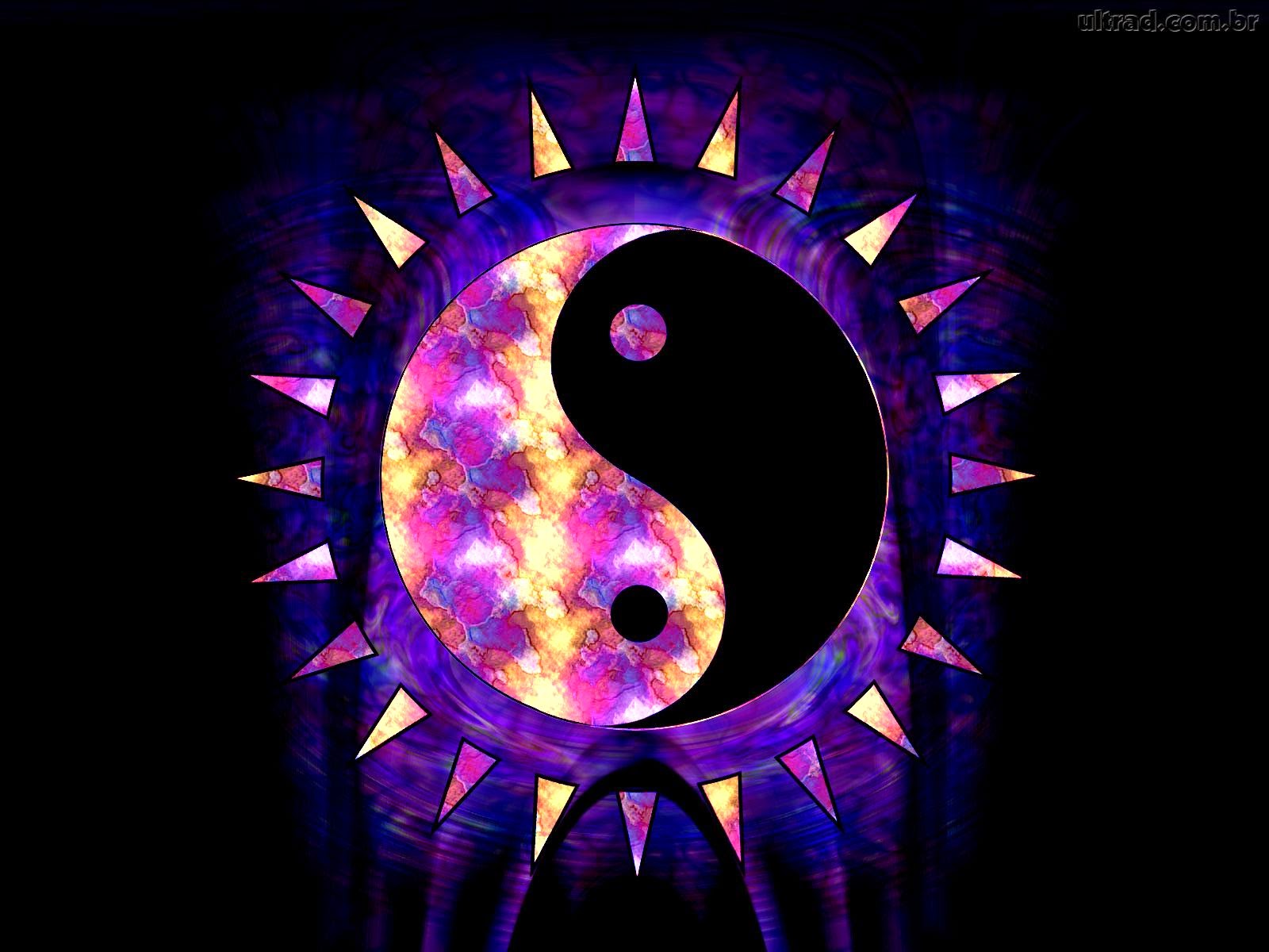 Yin Yang Wallpaper Wallpaperup - Cool Yin And Yang - HD Wallpaper 