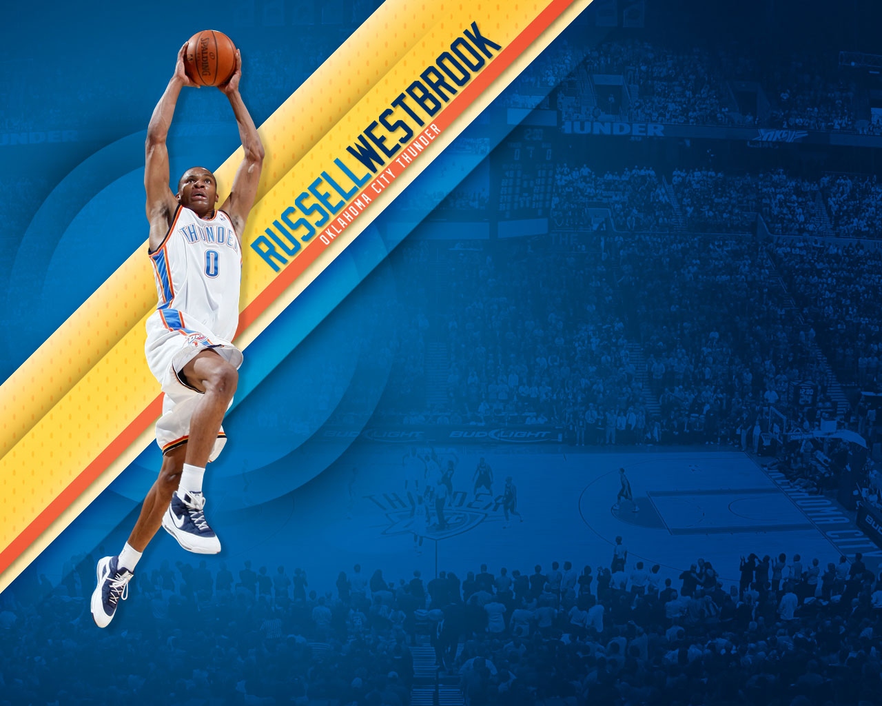 Russell Westbrook Dunk Wallpaper - Basketball Hd - HD Wallpaper 