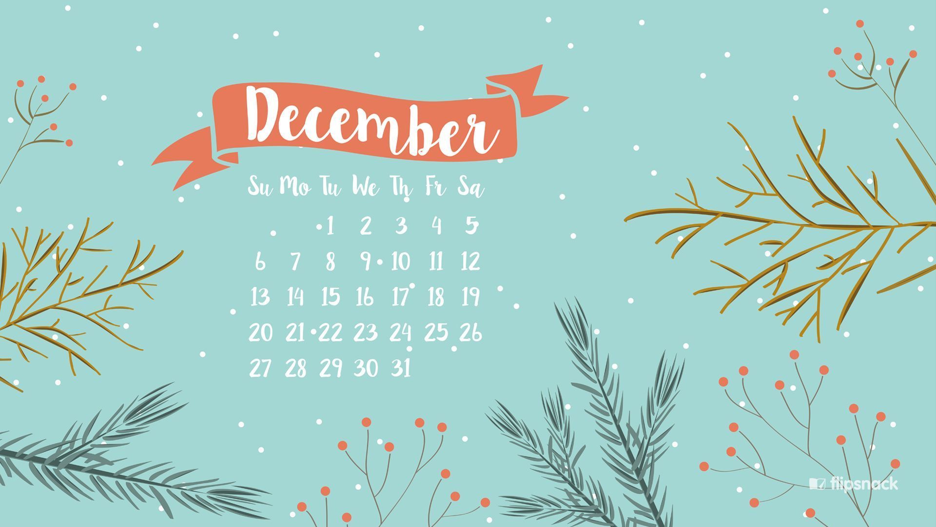December Calendar Wallpaper 2019 - HD Wallpaper 