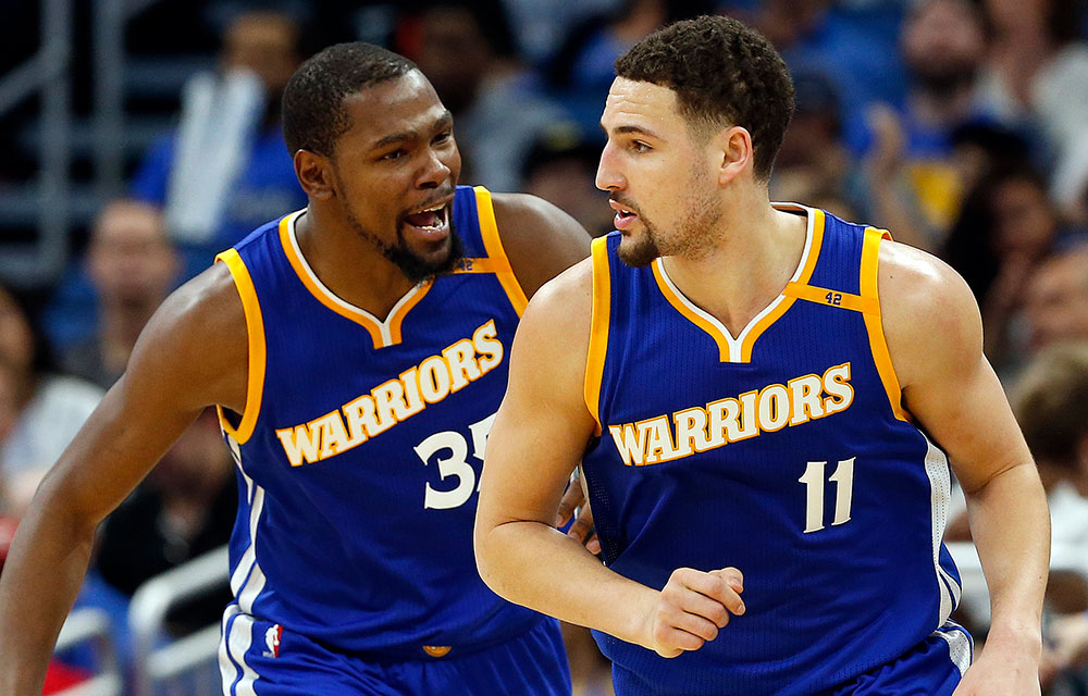 Kevin Durant Klay Thompson - HD Wallpaper 