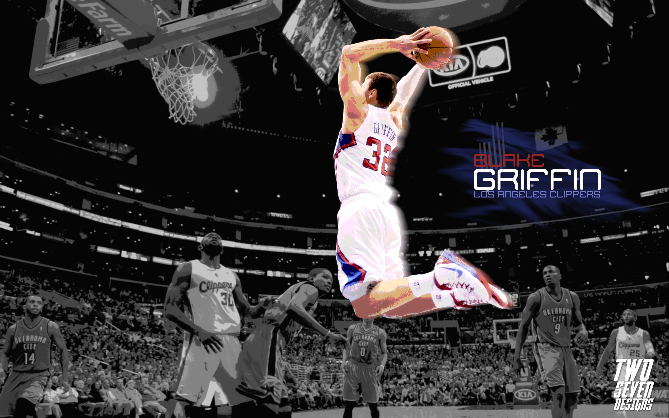 Blake Griffin Wallpaper Hd - HD Wallpaper 