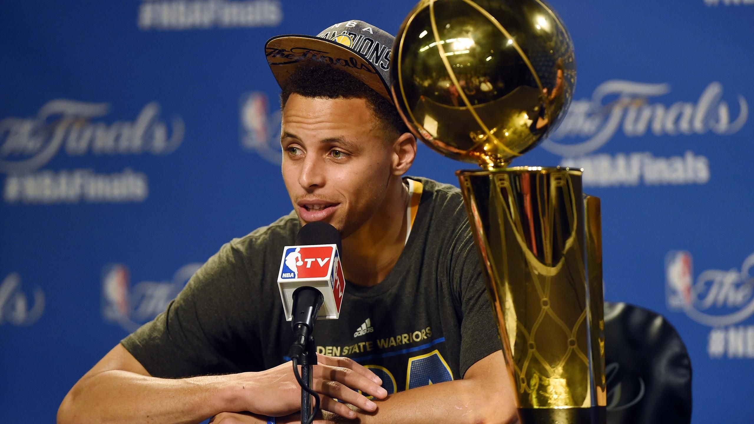 Steph Curry 2015 Championship - HD Wallpaper 