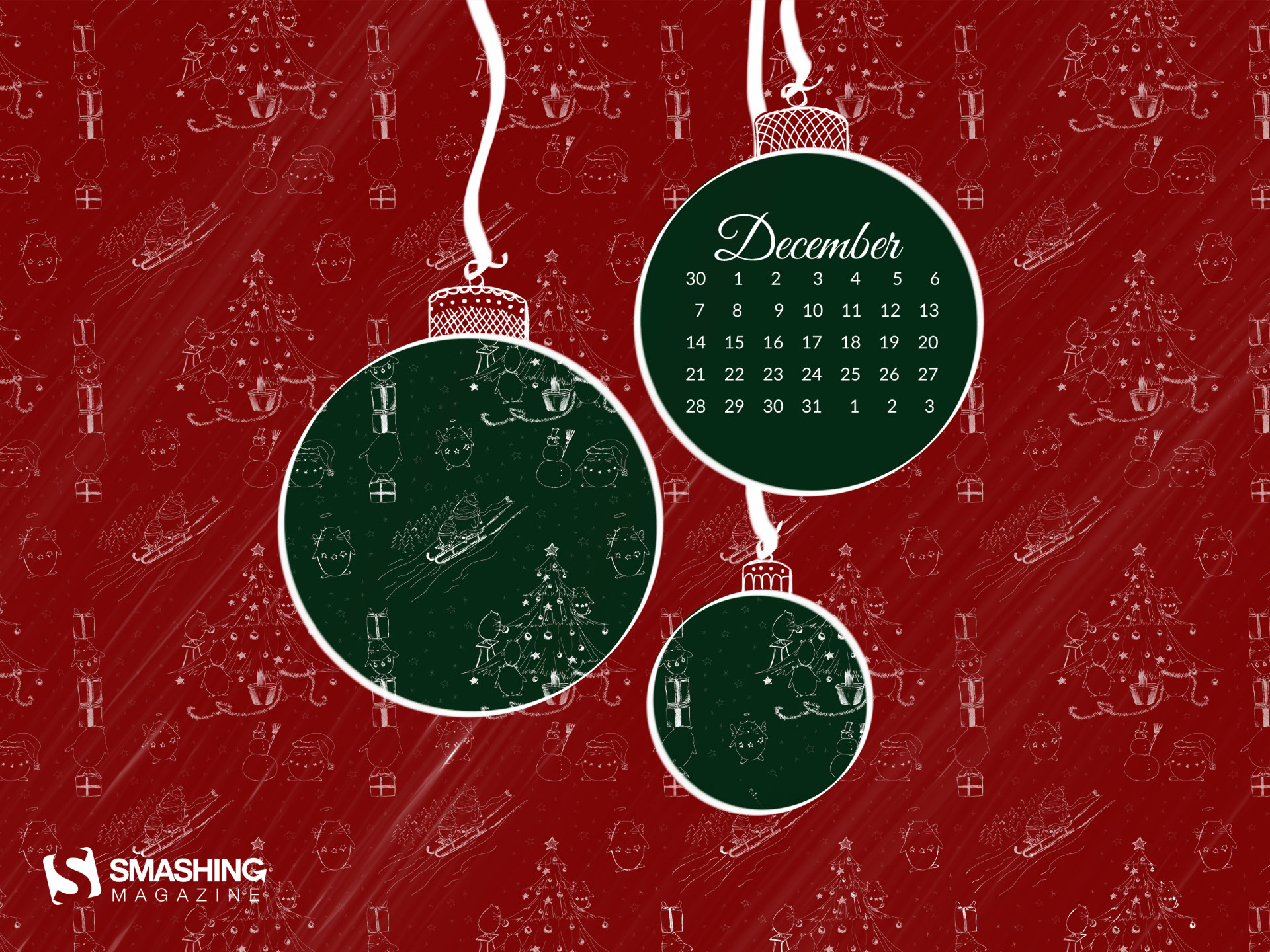 December Desktop - HD Wallpaper 