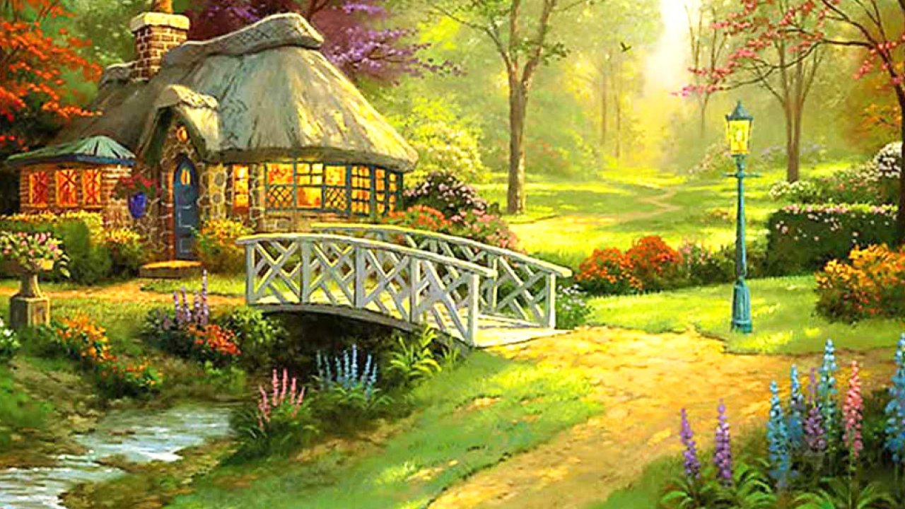 Beautiful, English, Cottage, Wallpapers, Cool, Home - English Country Cottage Garden - HD Wallpaper 