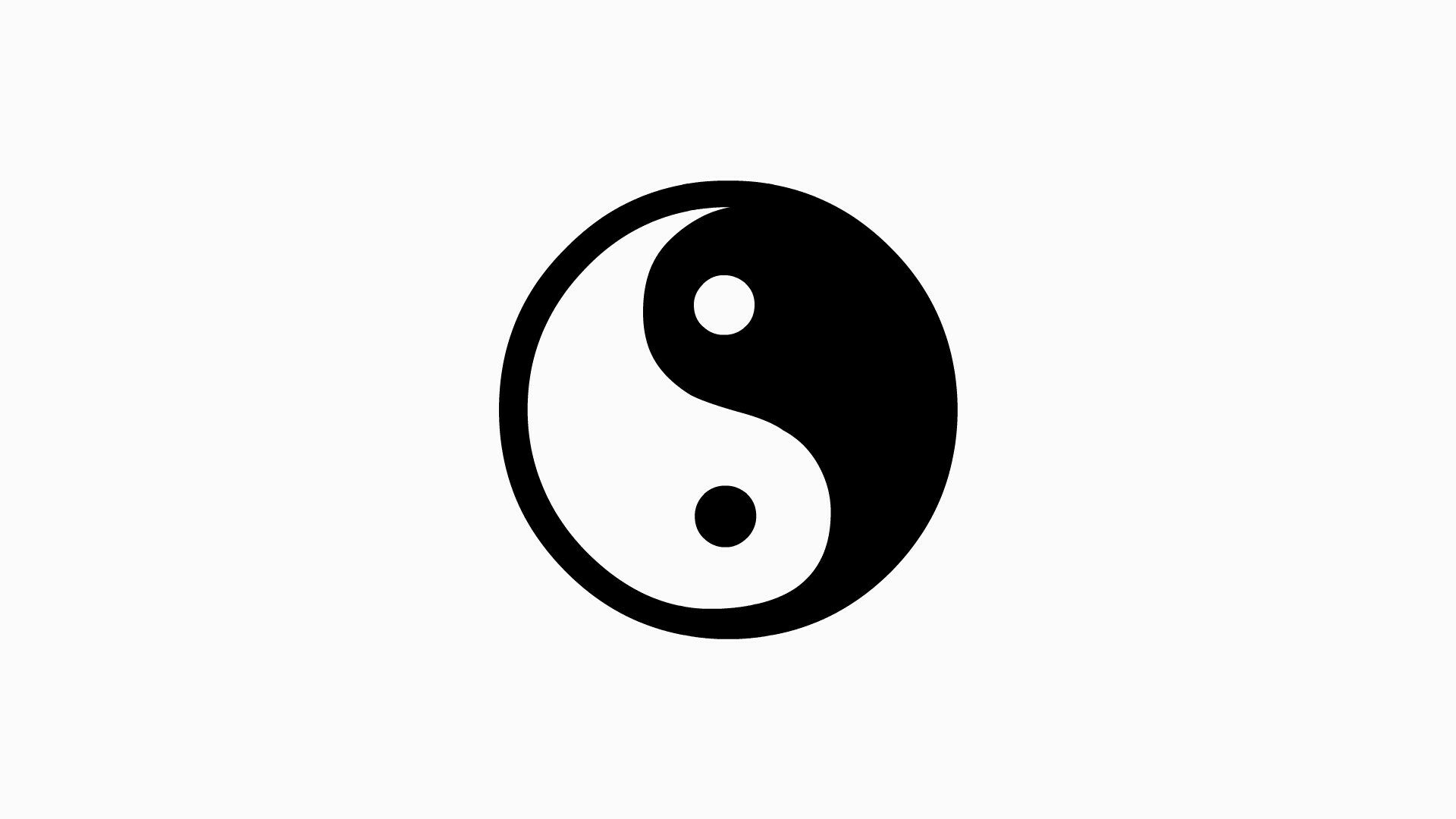 Yin Yang Wallpaper - Symbol Of Free Will - HD Wallpaper 
