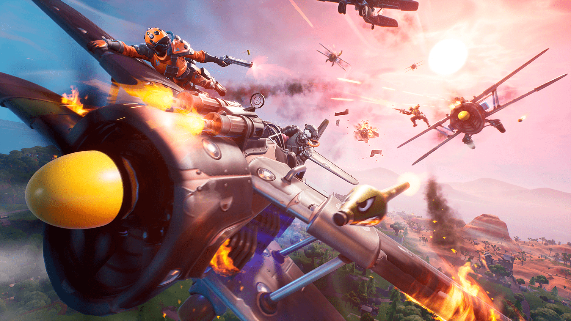 Mode Airplane Fortnite Wallpaper - Fortnite Air Royale - HD Wallpaper 