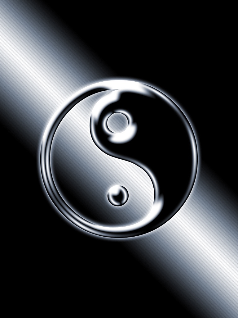 Yin Yang En 3d - HD Wallpaper 