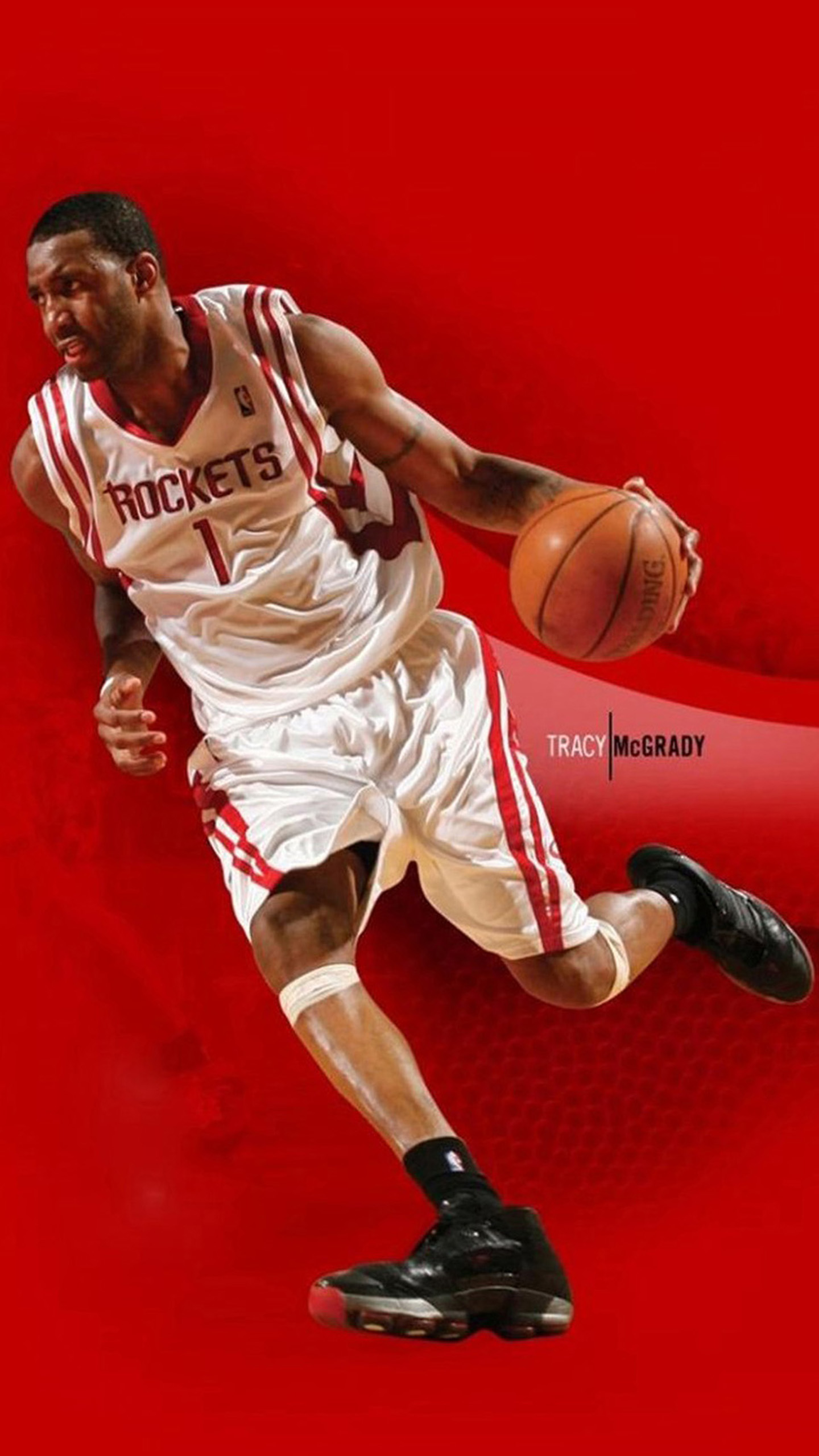 Nba Wallpaper Iphone 6 - Tracy Mcgrady Number - HD Wallpaper 