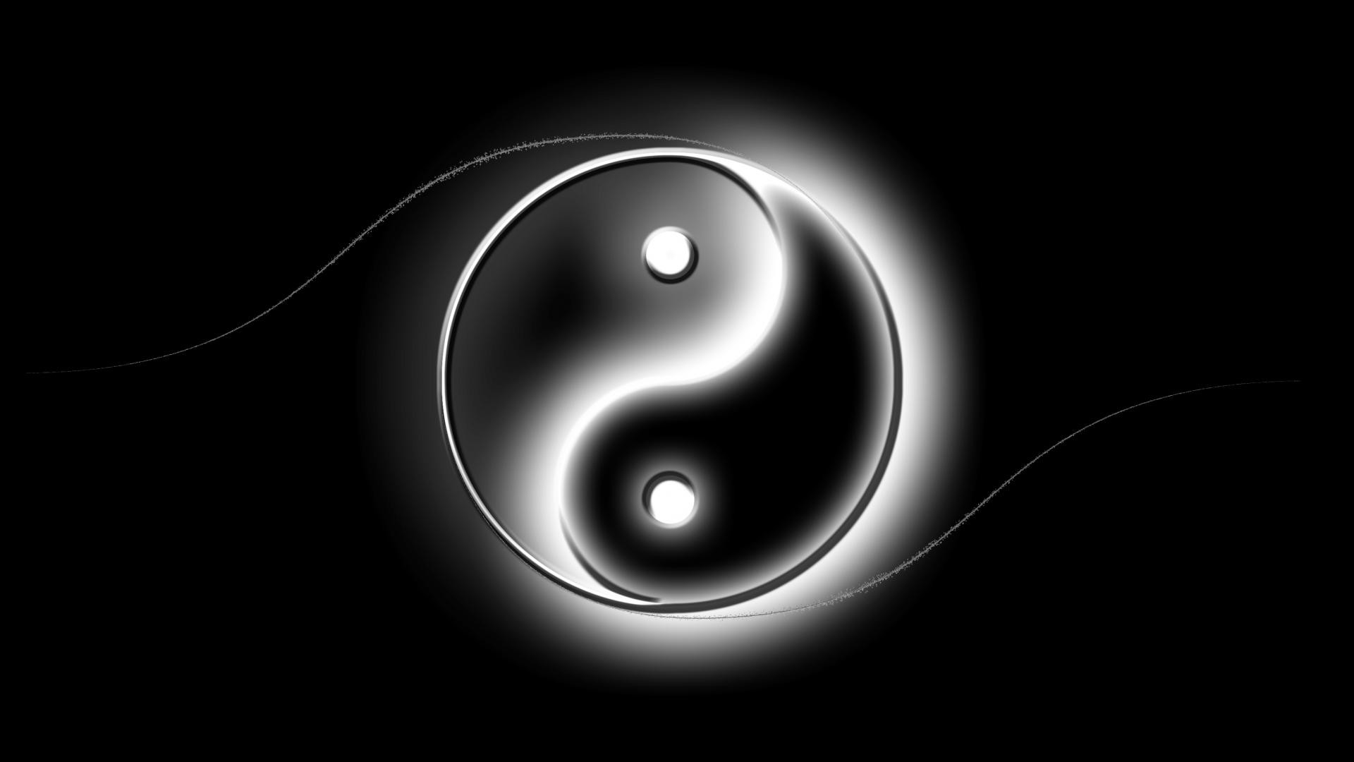 Supported Resolutions - Yin And Yang - HD Wallpaper 