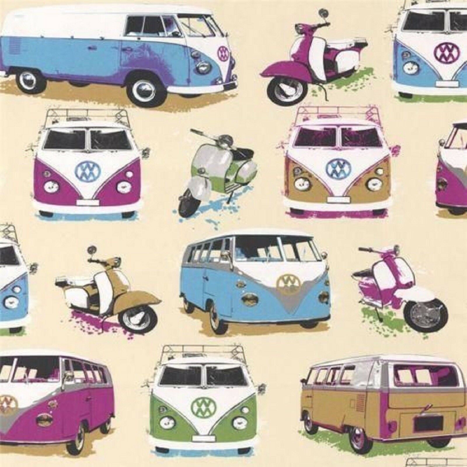 Vw Campervan Wallpaper Bedroom - HD Wallpaper 