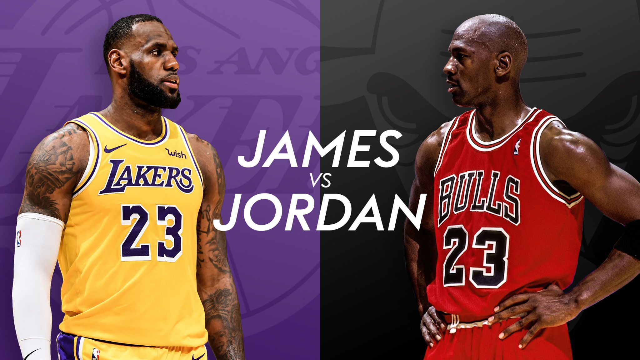 Lebron James Vs Michael Jordan - Lebron Y Jordan Hd - HD Wallpaper 