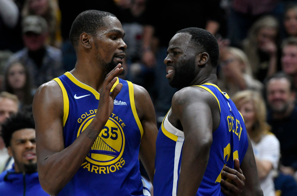 Kevin Durant And Draymond Green - HD Wallpaper 