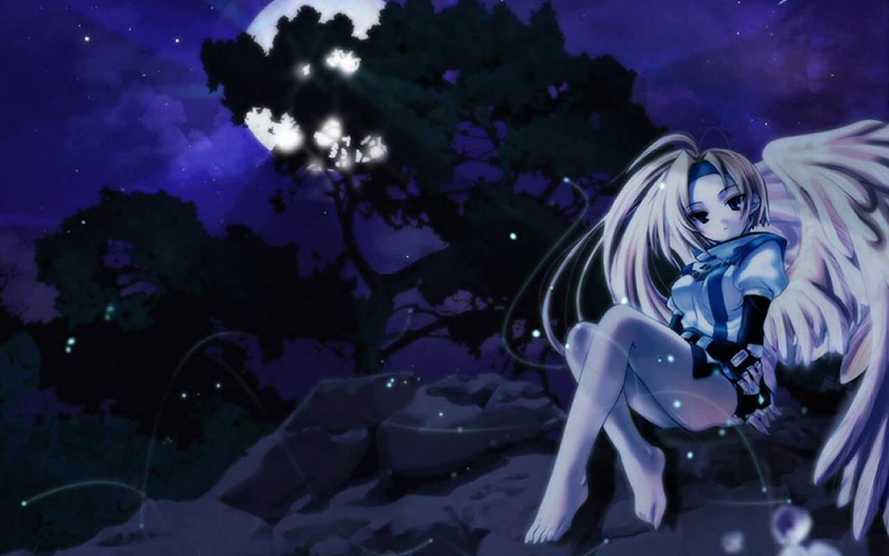 Anime Manga Aum Allah Jesus Widescreen Gallery Animation - Dark Anime Girl Wallpaper  Hd Anime - 1280x800 Wallpaper 