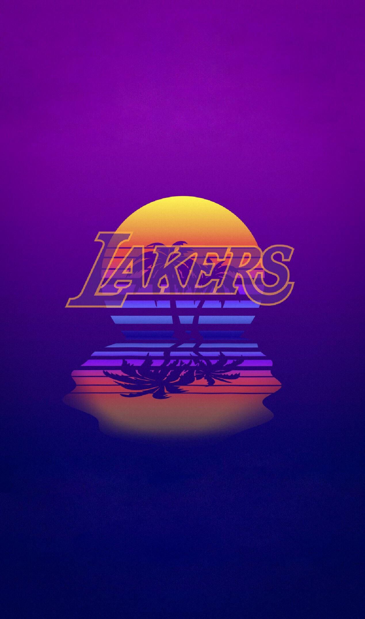 Logo Wallpaper Lakers - HD Wallpaper 