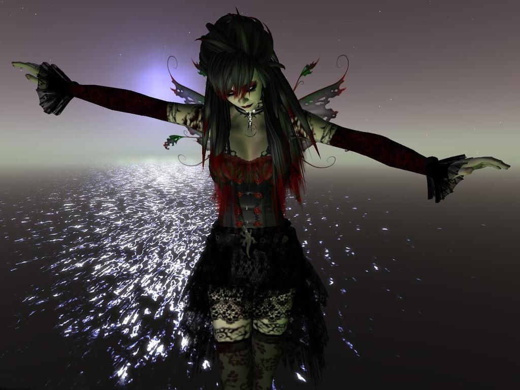 Gothic Fairy Dark Faerie - HD Wallpaper 