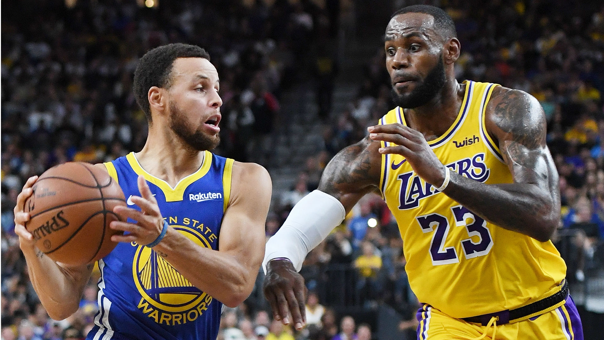 Stephen Curry And Lebron James - Lebron Vs Curry 2018 - HD Wallpaper 