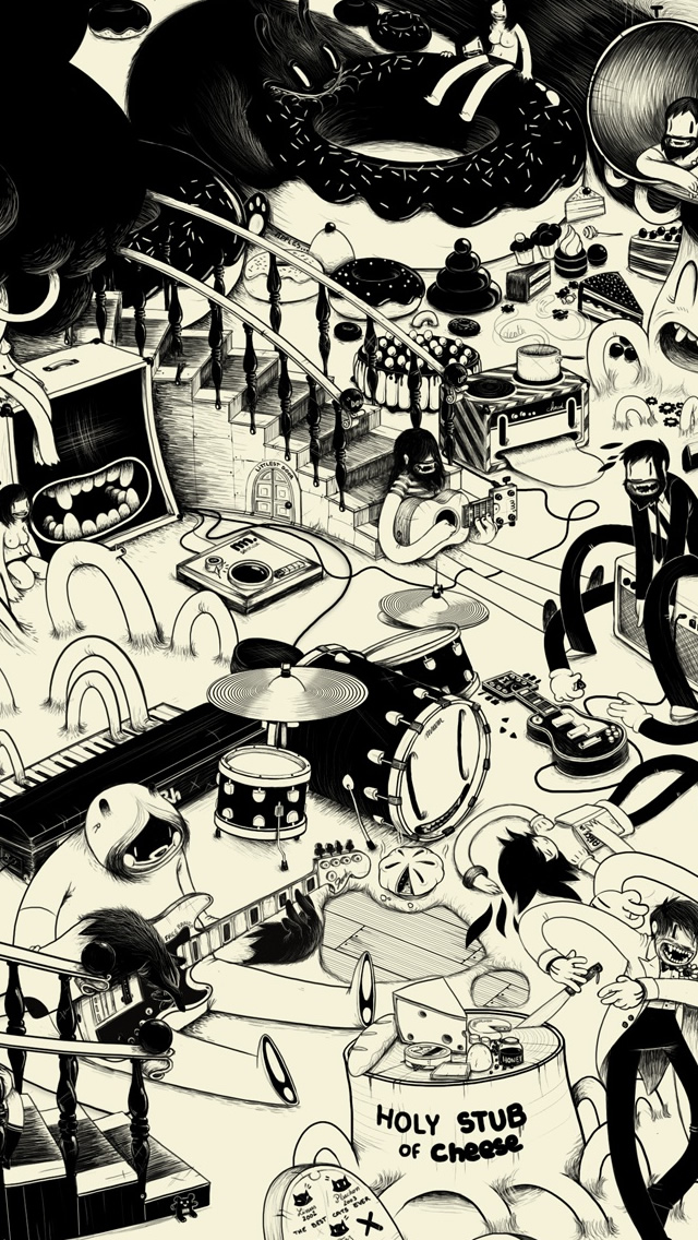 Funky Art Iphone Wallpaper - Funky Art Wallpaper Iphone - HD Wallpaper 