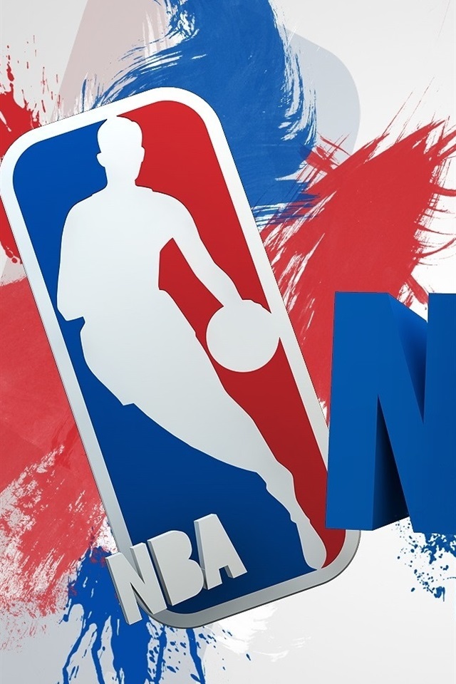 Iphone Wallpaper Nba Basketball - Nba Logo - 640x960 Wallpaper 