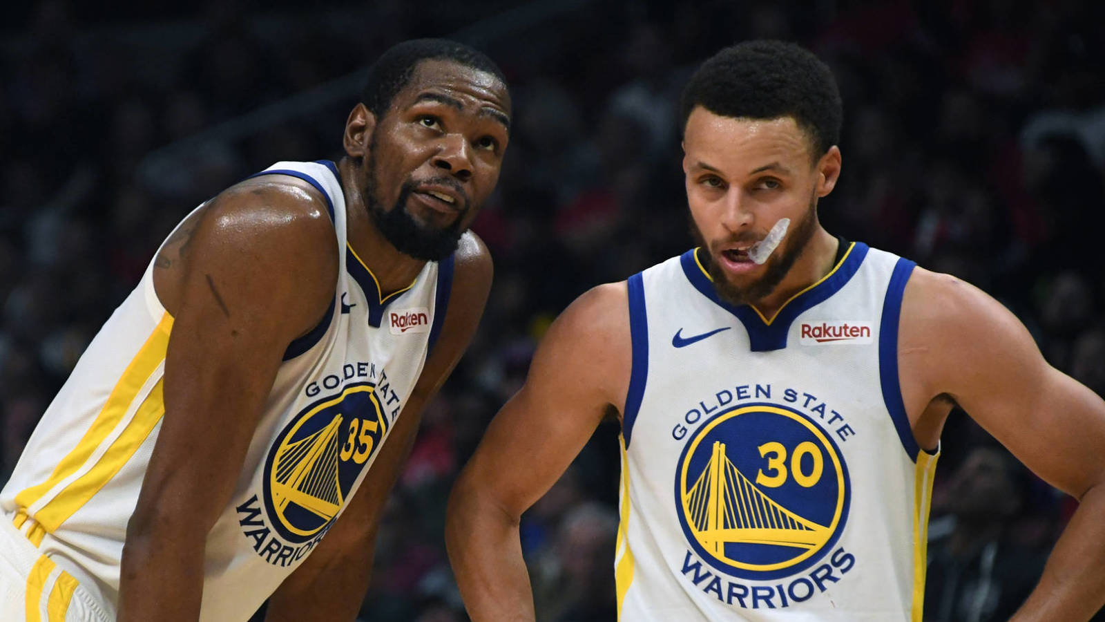 Kevin Durant Steph Curry - HD Wallpaper 