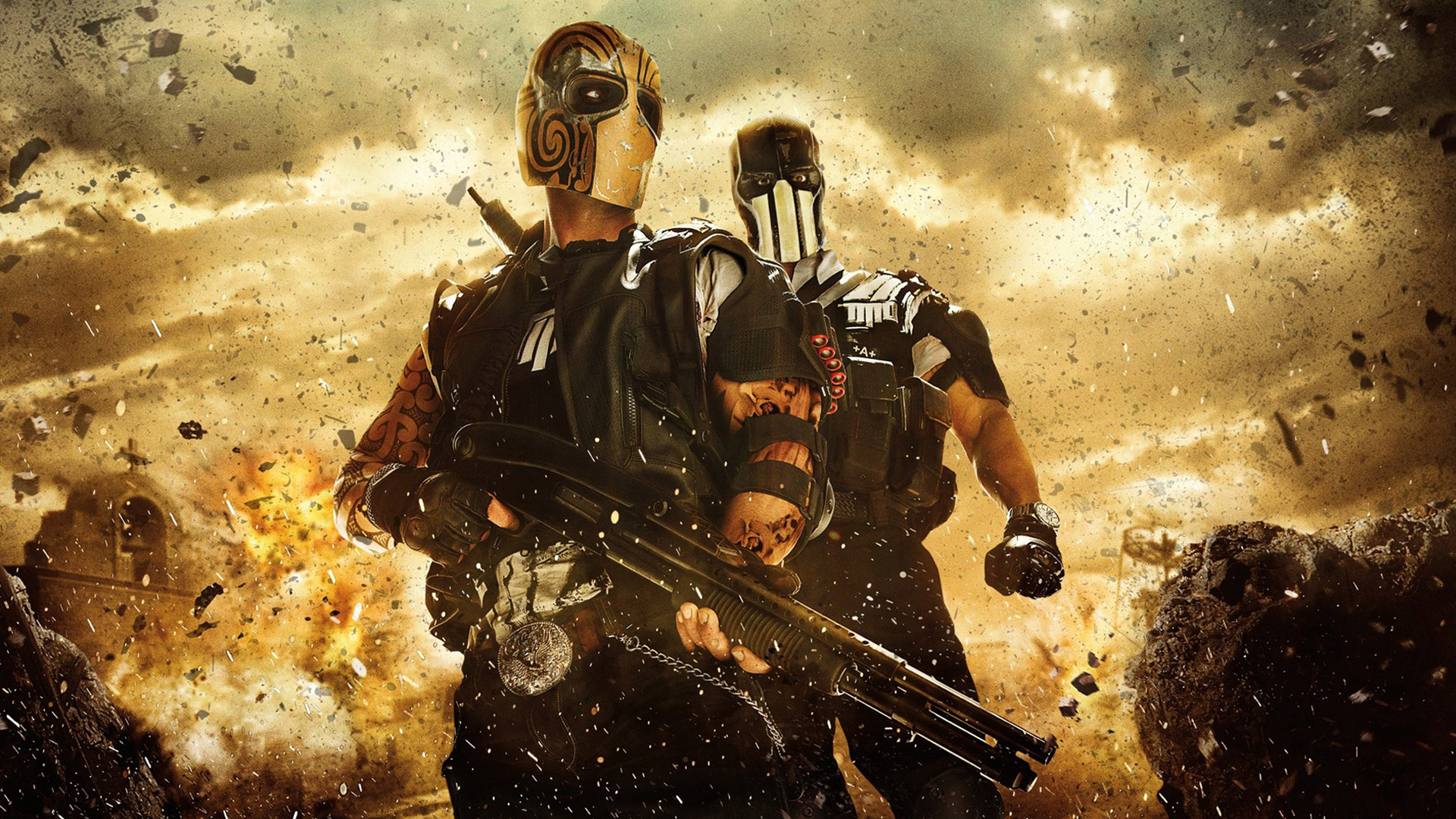 Army Of Two Devils Cartel Wallpaper - Army Of Two The Devil's Cartel - HD Wallpaper 