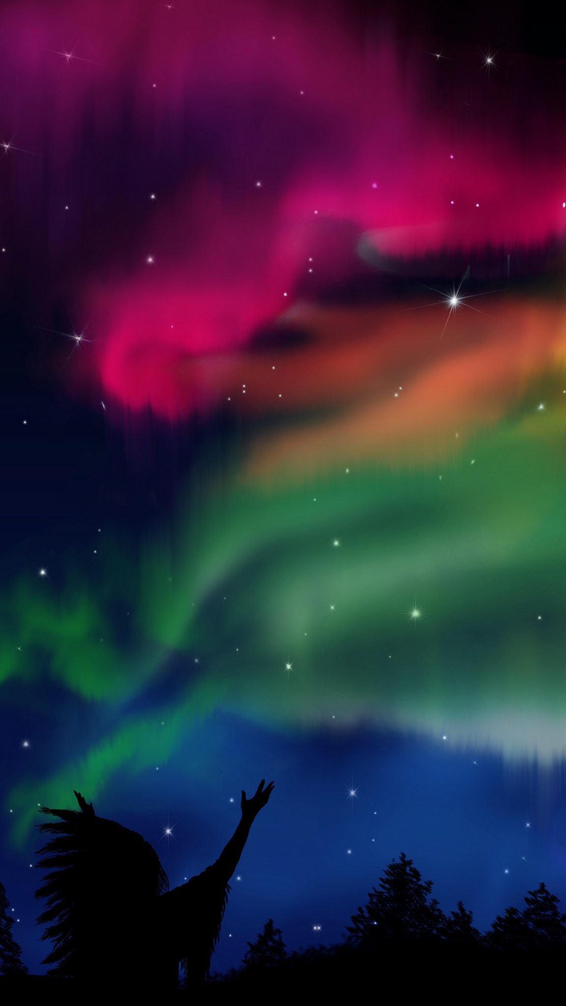 Colorful Hd Wallpaper Northern Lights - HD Wallpaper 