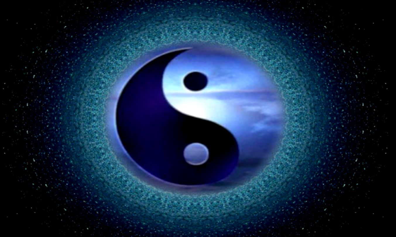 Yin & Yang Wallpaper And Background Image Id413571 - Yin Yang Blue - HD Wallpaper 