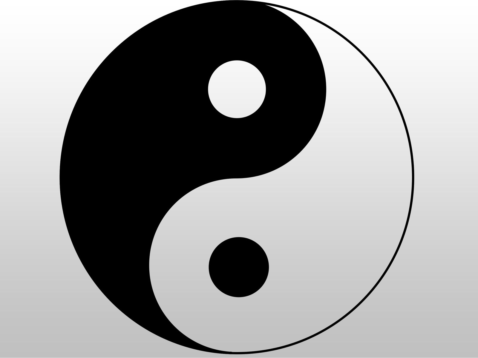 Yin Yang Wallpapers Wallpaper - Yin Yang Background For Powerpoint - HD Wallpaper 